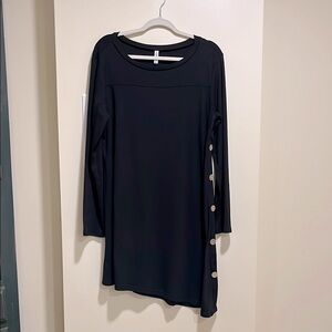 Korsis size 2XL black tunic shirt